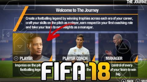 fifa 18 para ppsspp|SAIUU !! FIFA 18 COM MODO THE JOURNEY PARA .